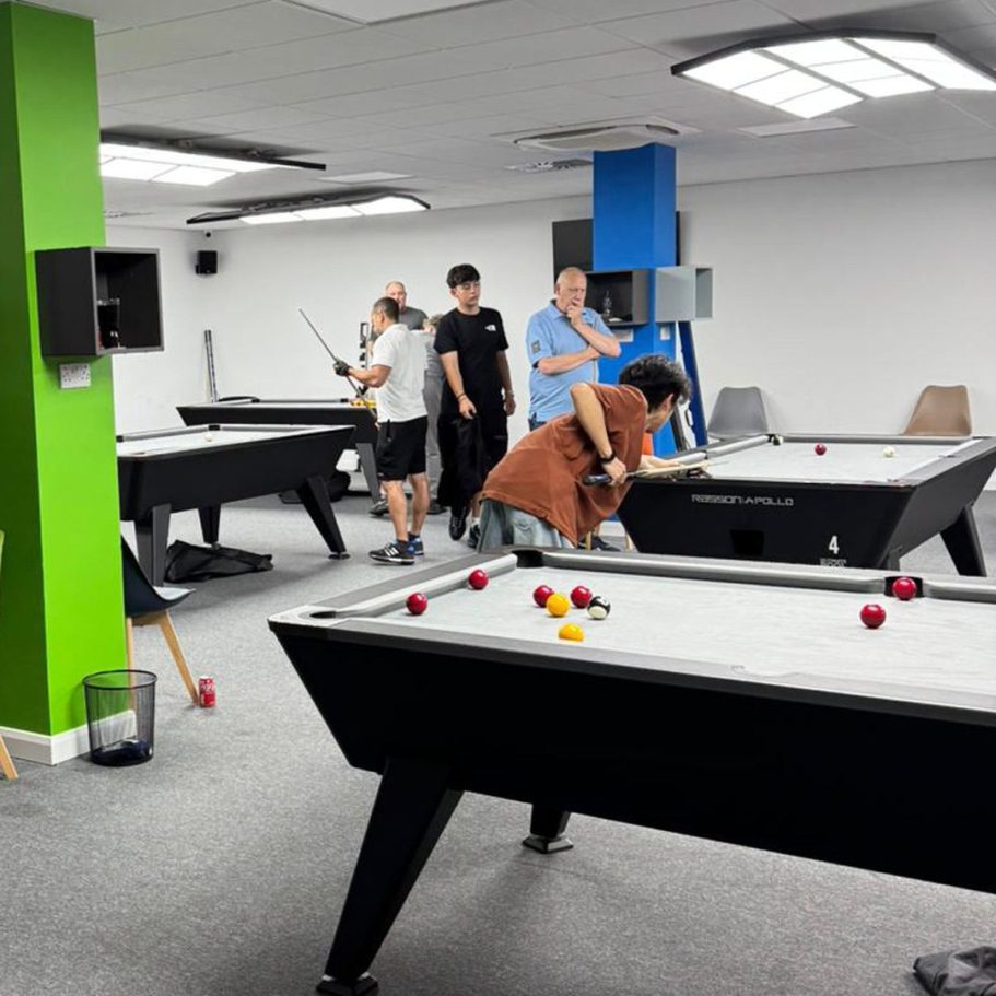 Pool Room at Cue Sports Academy Torquay
